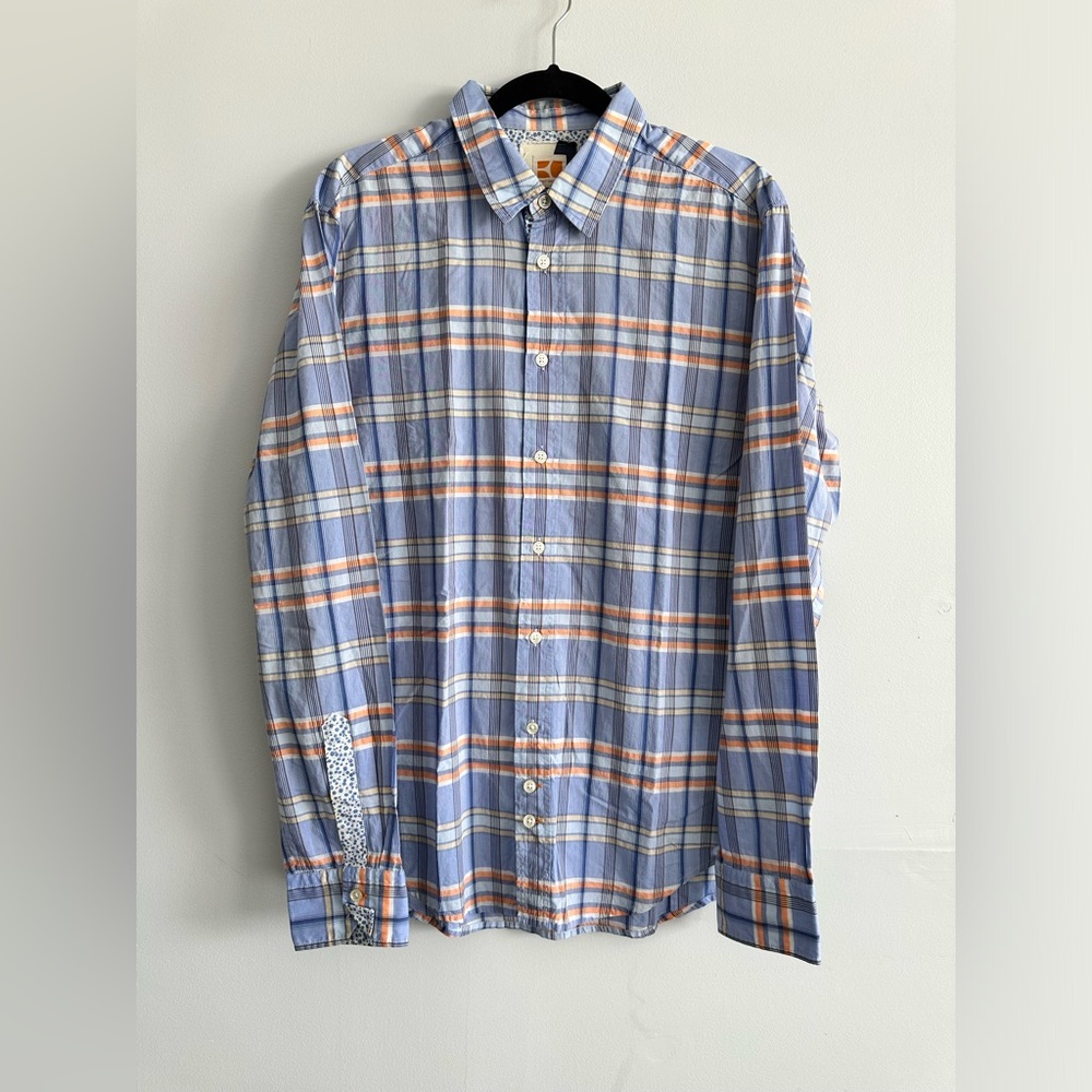 Hugo Boss Boss Orange Men Button Down Shirt Size L